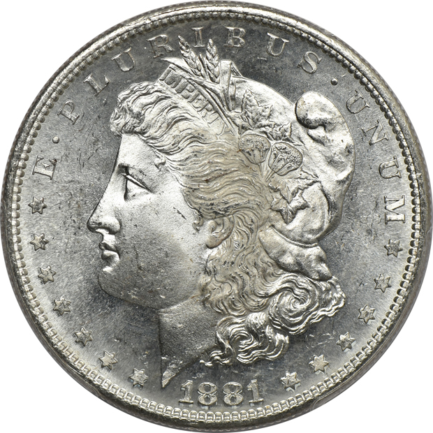 Six 1881-S PCGS MS-65