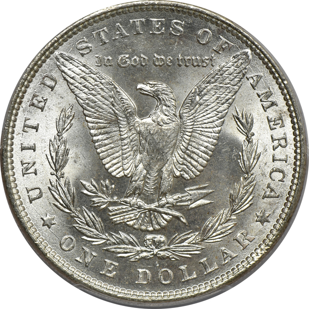 1883-O MS-66, 1888 MS-66, and an 1898-O MS-66+, all PCGS