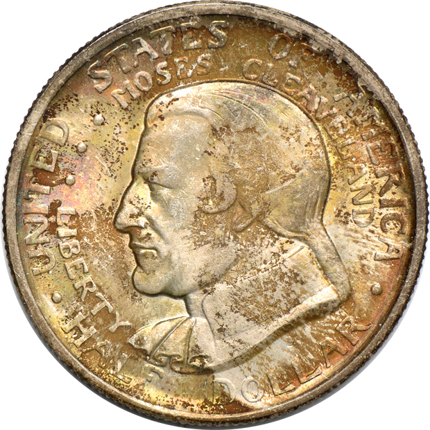 Nine different Silver Commemorative half-dollars