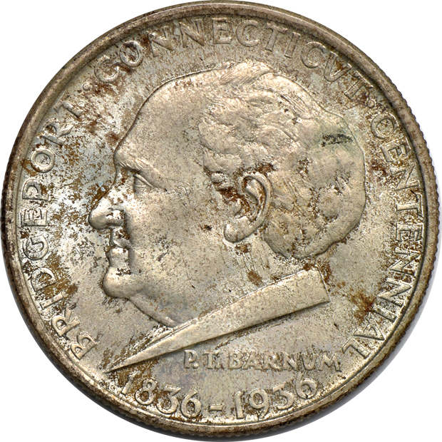 Nine different Silver Commemorative half-dollars