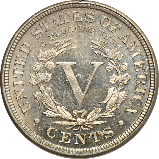 Four Liberty Head nickels