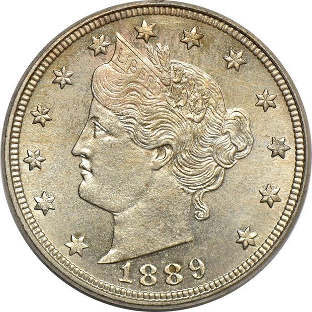Four Liberty Head nickels