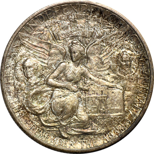 Six Silver Commemorative half-dollars