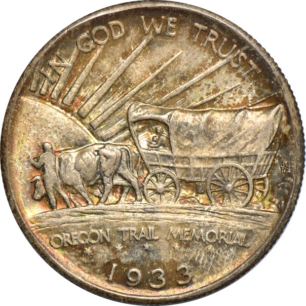 1935-S Boone and a 1936-D Oregon Trail, both GEM