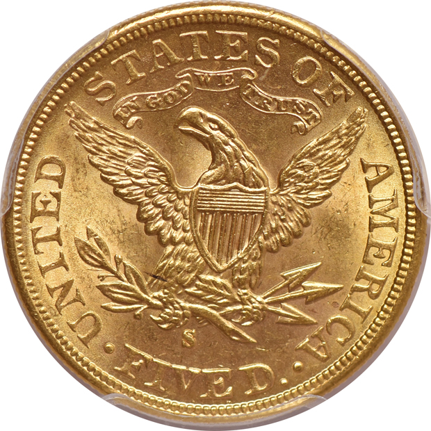 1885-S MS-63, and a 1900 MS-62, both PCGS