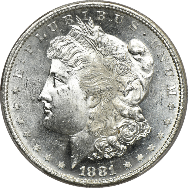 Six 1881-S PCGS MS-65