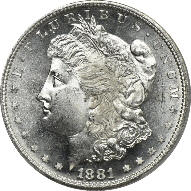 Six 1881-S PCGS MS-65