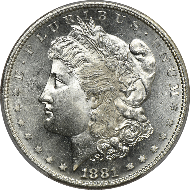 Six 1881-S PCGS MS-65