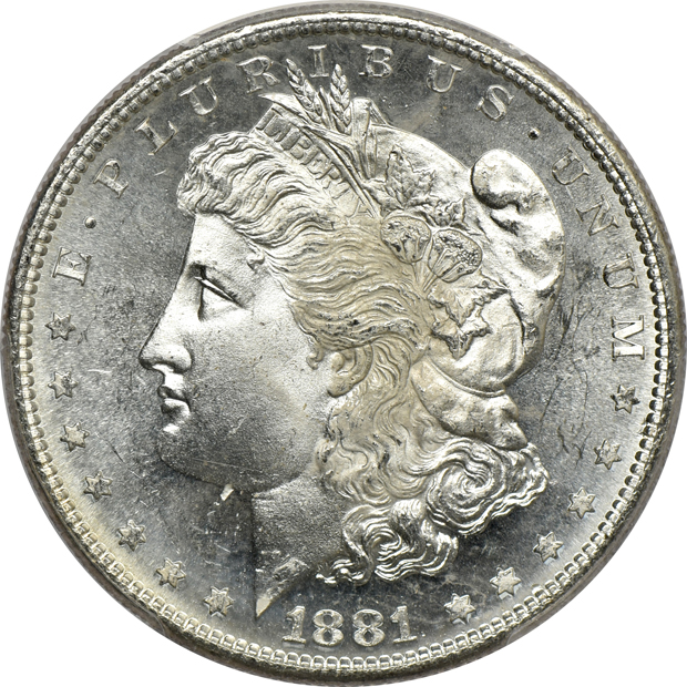 Six 1881-S PCGS MS-65