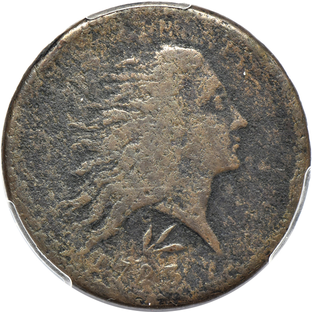 Three 1793 Wreath cents certified by PCGS, as described