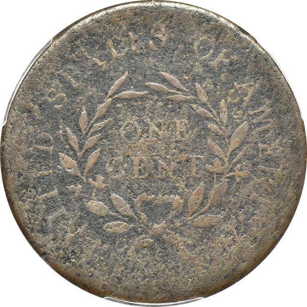 Three 1793 Wreath cents certified by PCGS, as described