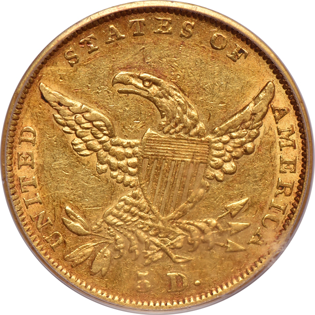 1836 PCGS AU-50 CAC