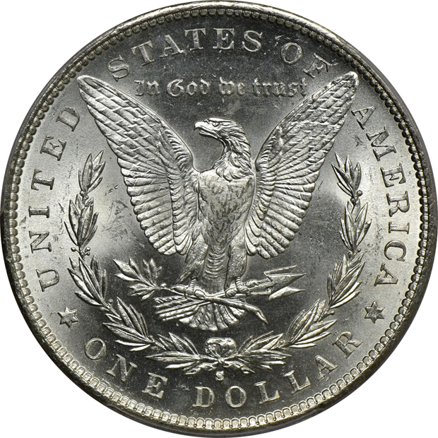 1890-S PCGS MS-65