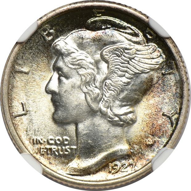 1923 MS-66, 1927 MS-65 FB, and a 1931-D MS-66, all NGC