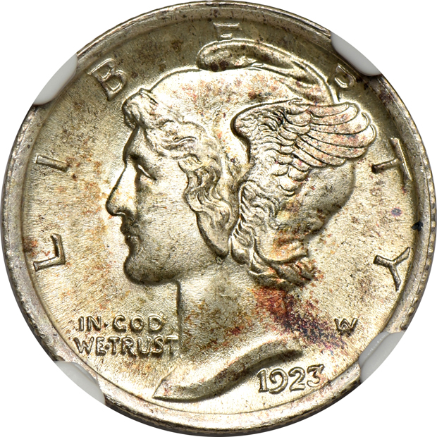 1923 MS-66, 1927 MS-65 FB, and a 1931-D MS-66, all NGC