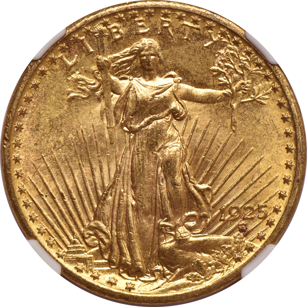 Two 1925 and a 1927, all NGC MS-64+