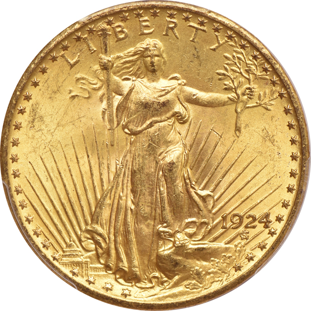 1924 and 1927, both PCGS MS-64+