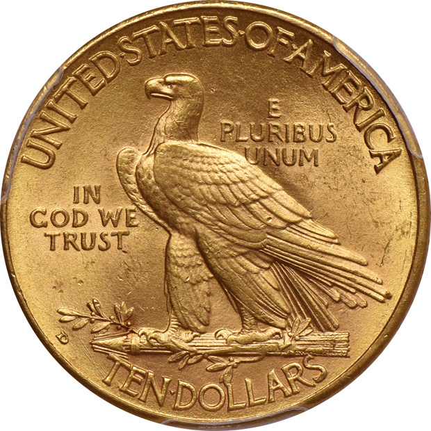 1908-D Motto PCGS MS-64