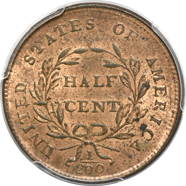 1800 PCGS MS-62RD