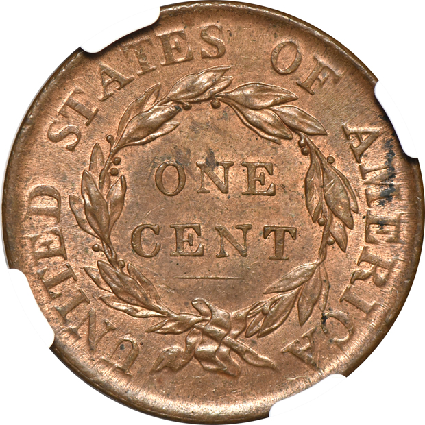 1818 NGC MS-62 RB