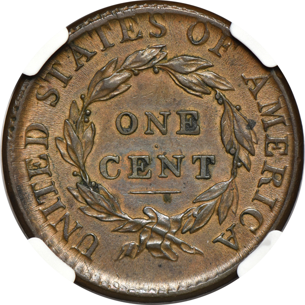 1814 Plain 4 S-295 NGC XF-45 BN