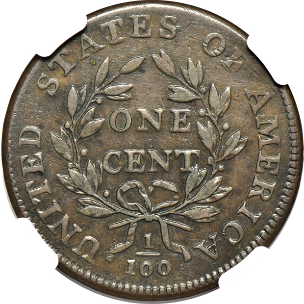 1798 2nd Hair Style NGC XF-40