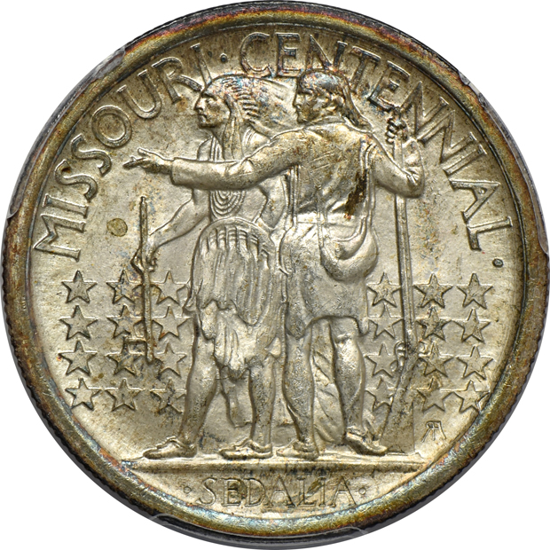 1921 Missouri 2X4 PCGS MS-65