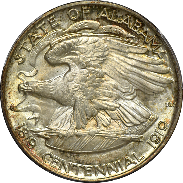 1921 Alabama 2X2 PCGS MS-66