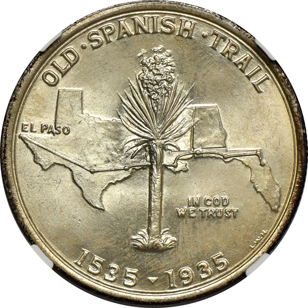 1935 Spanish Trail NGC MS-65