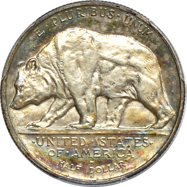 1918 Lincoln NGC MS-65, 1925 California PCGS MS-63, and a 1927 Vermont NGC MS-65