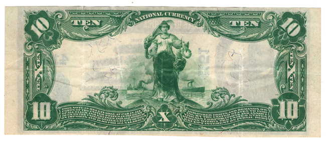 1902 $10 Blue Seal - Hamilton, MO Charter #4151 - Select