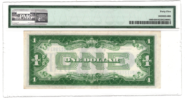 1928-E $1 Fr# 1605 - PMG XF-45