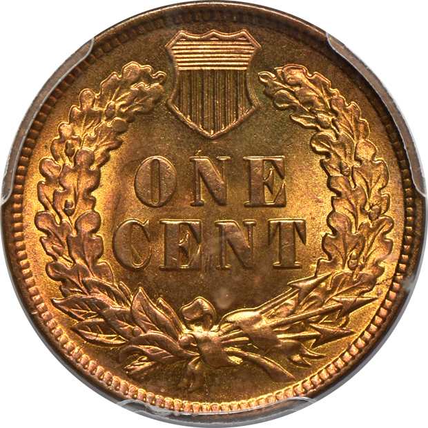 1888 PR-64RB, and a 1905 MS-65RD, both PCGS