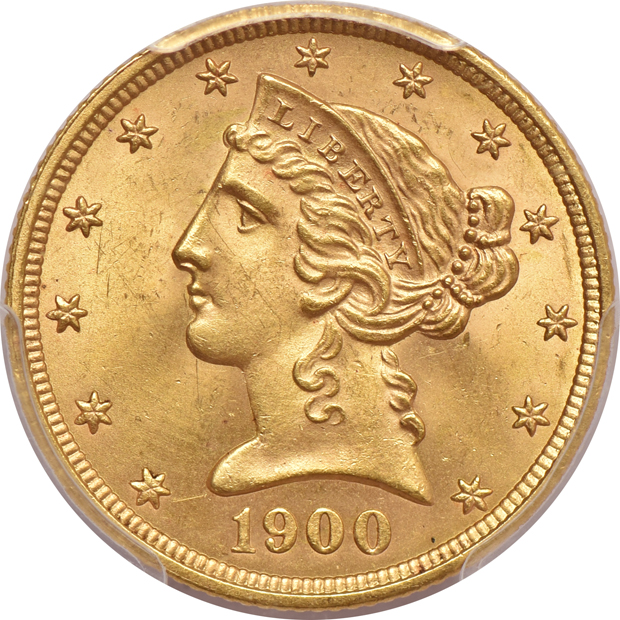 1900 and 1907-D, both PCGS MS-64