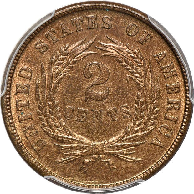 1872 PCGS PR-66RB CAC
