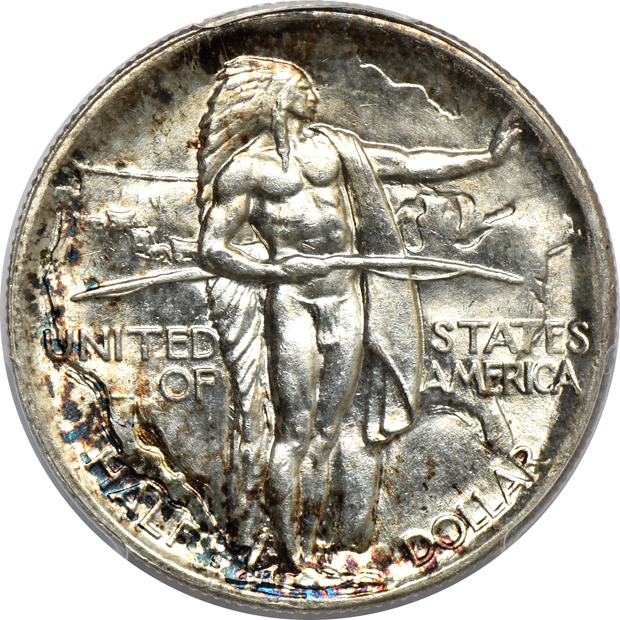 1926-S Oregon MS-65, and a 1936-D Arkansas MS-66, both PCGS