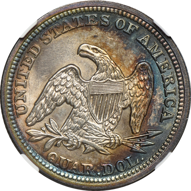 1858 NGC MS-64