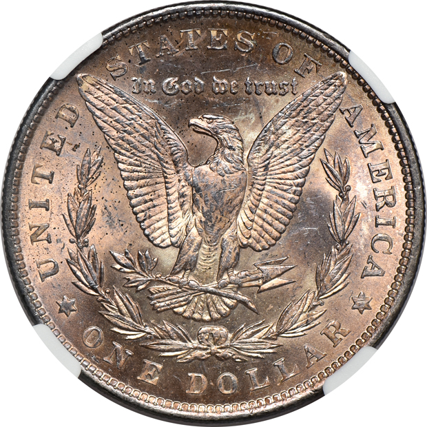 1878 7TF Reverse of 1879 NGC MS-64+