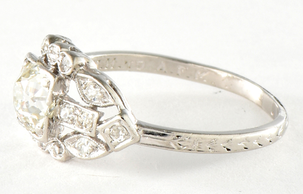 Platinum Diamond Ring 