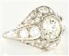 Platinum Vintage Diamond Ring