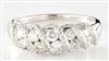 14K White Gold Diamond Band