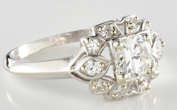 Platinum Diamond Ring 