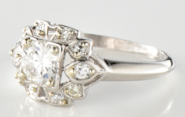Platinum Diamond Ring 
