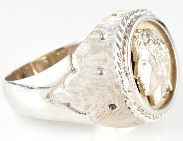14K White Gold Ring