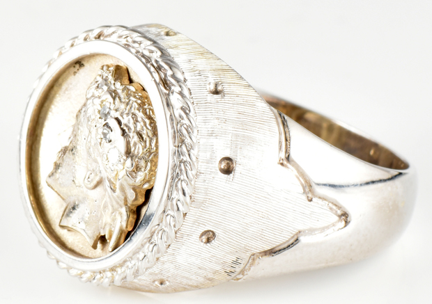 14K White Gold Ring