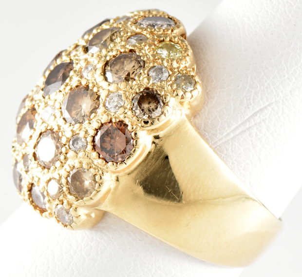 14K Yellow Gold Diamond Ring