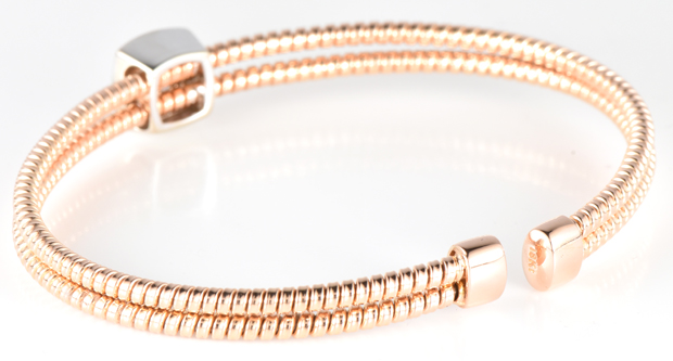 18K Two-Tone Diamond Cuff