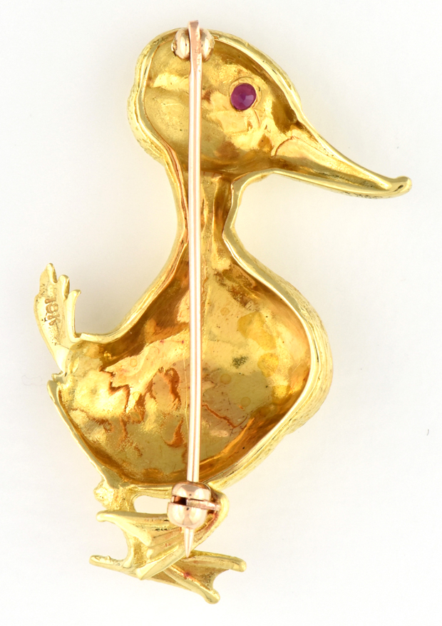 18K Duck Pin