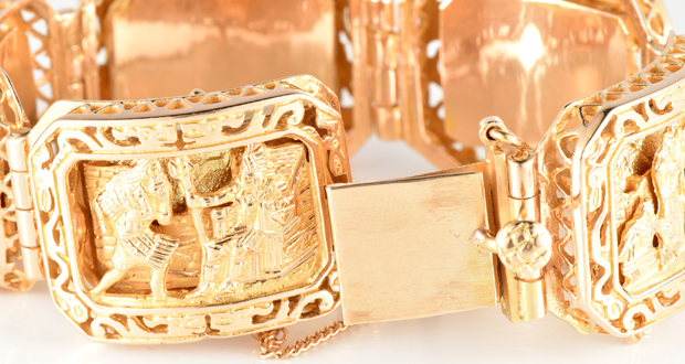 18K Yellow Gold Bracelet 