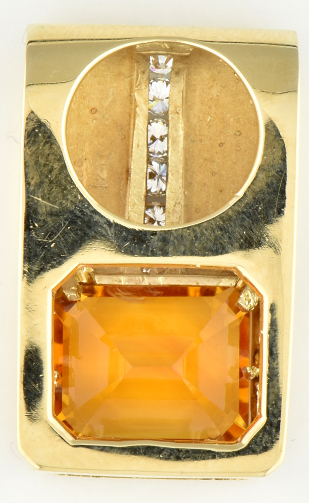 14K Yellow Gold Slide 